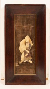 A Japanese needlework picture,