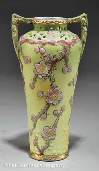 A Japanese "Nippon" Moriage Twin