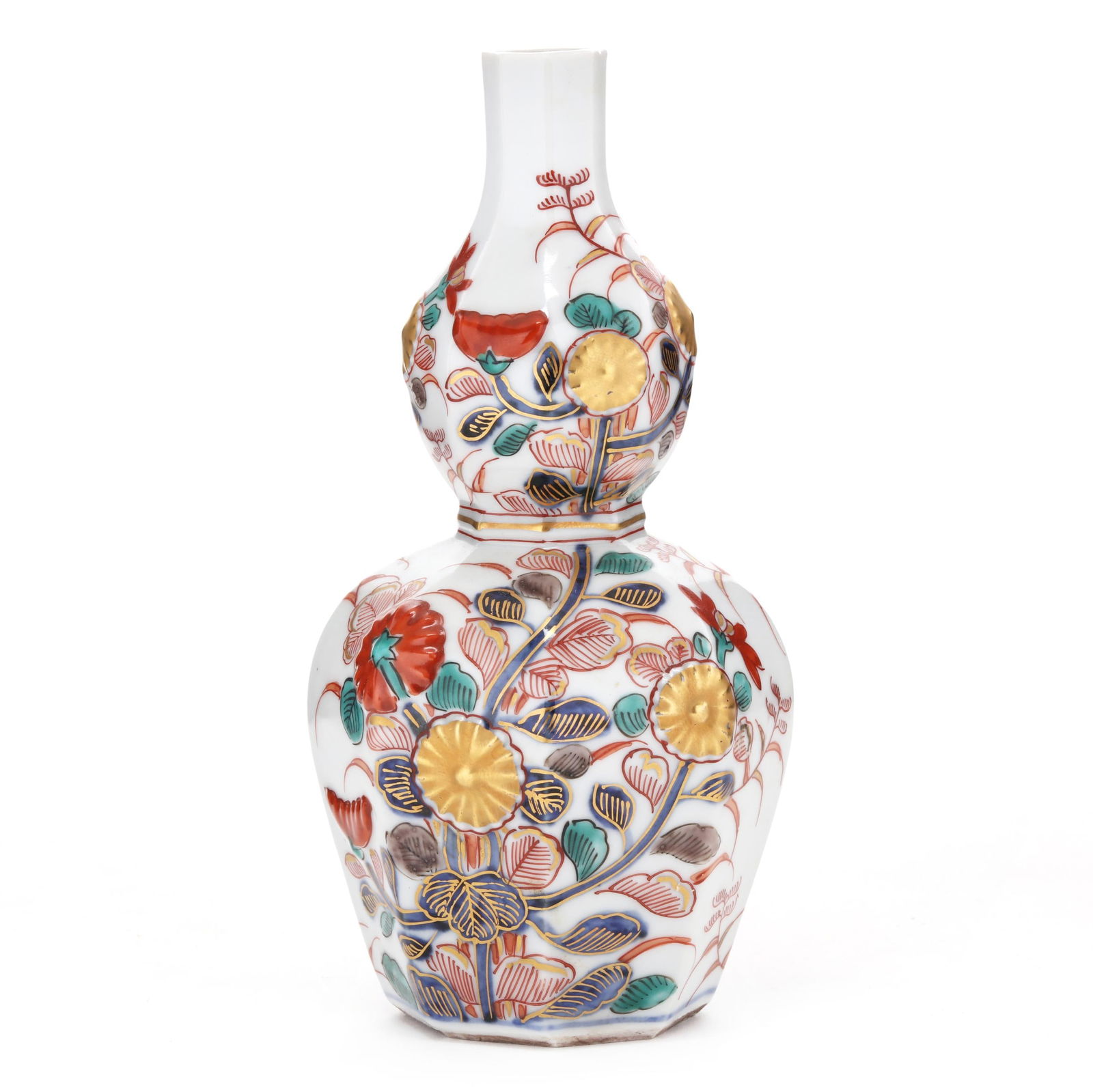 A JAPANESE PORCELAIN IMARI DOUBLE