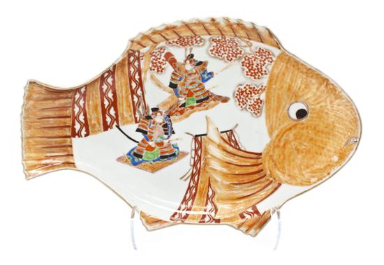 A Japanese Porcelain Platter in the
