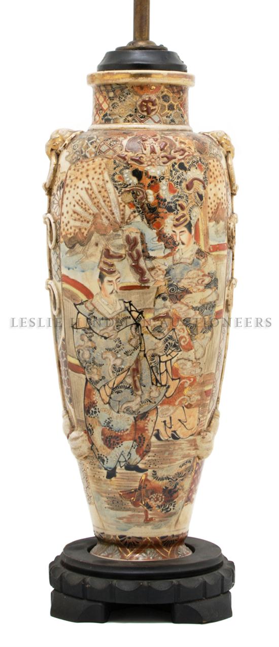 A Japanese Satsuma Style Vase the