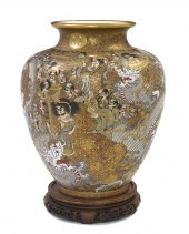 A Japanese Satsuma Vase of bal
