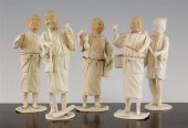 A Japanese sectional ivory fig