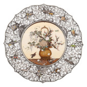 A JAPANESE SHIBAYAMA AND SILVE
