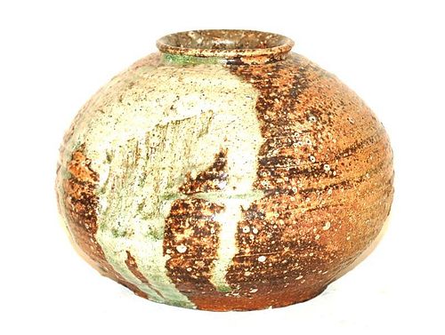 A JAPANESE SHIGARAKI POT6.5 in.