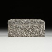 A JAPANESE SILVER CHRYSANTHEMU