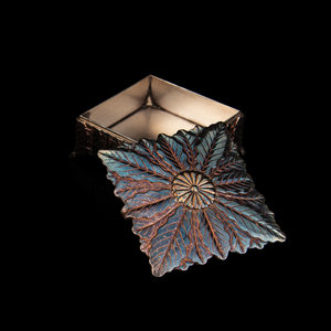 A Japanese Silver Square-Form