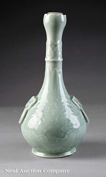 A Japanese Slip-Decorated Celadon