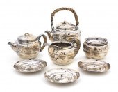 A Japanese Sterling Silver Eig