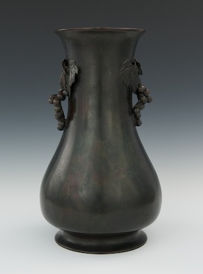 A Japanese Studio Bronze Vase ca.