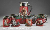 A Japanese Sumida Ware Figural