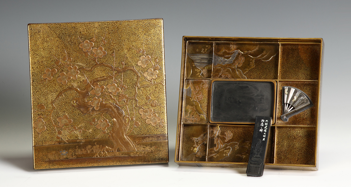 A Japanese Suzuribako (writing box)
