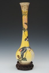 A Japanese Tall Vase with Spar