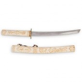 A JAPANESE TANTO SWORDDESCRIPT