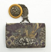 A Japanese Tobacco Pouch of re
