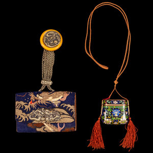 A Japanese Tobacco Purse and A