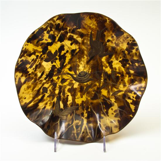 A Japanese Tortoise Shell Bowl