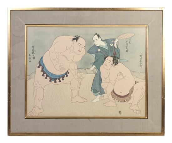 * A Japanese Woodblock Print