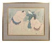 * A Japanese Woodblock Print K
