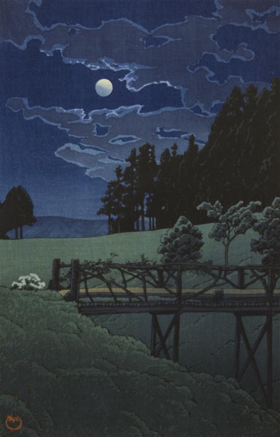 A Japanese Woodblock Print Kawase