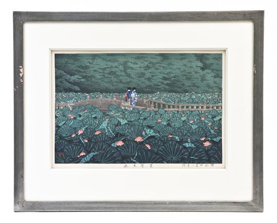A Japanese Woodblock Print Kawase