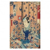 A JAPANESE WOODBLOCK PRINT OF