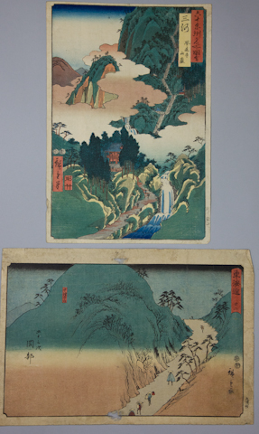 A JAPANESE WOODBLOCK PRINTS BY
