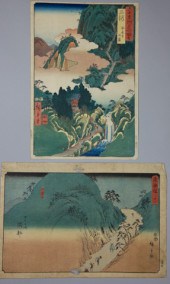 A JAPANESE WOODBLOCK PRINTS BY