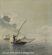 A Japanese Yuzen Birodo Seasca