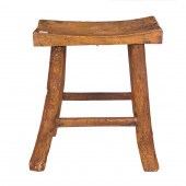 A JAPANSE STOOL A Japanse stoo