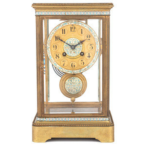 A Japy Freres Gilt Bronze and