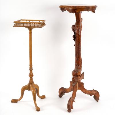 A jardini?re stand, the column