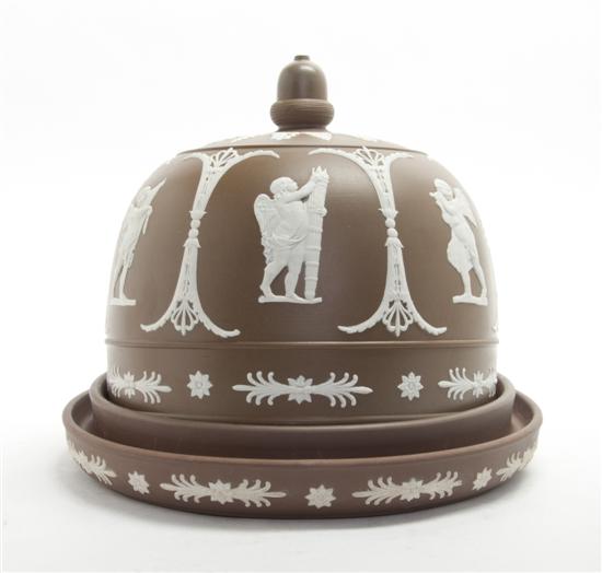 A Jasperware Cheese Dome modeled