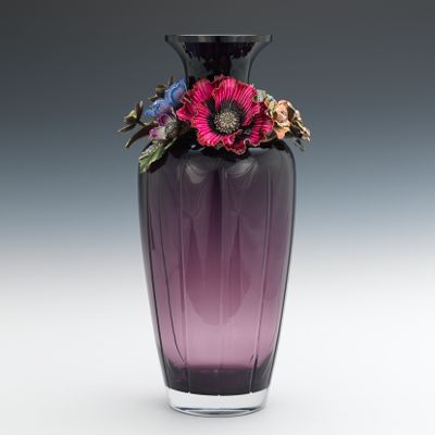 A Jay Strongwater Bouquet Vase