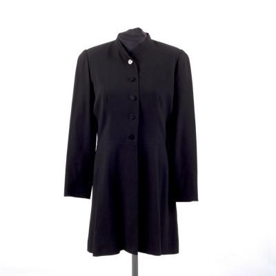 A Jean Muir wool crepe Nehru