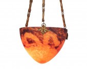 A JEAN NOVERDY ART GLASS PENDA