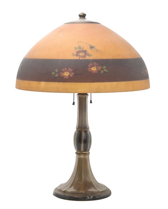 A Jefferson Reverse Painted Shade