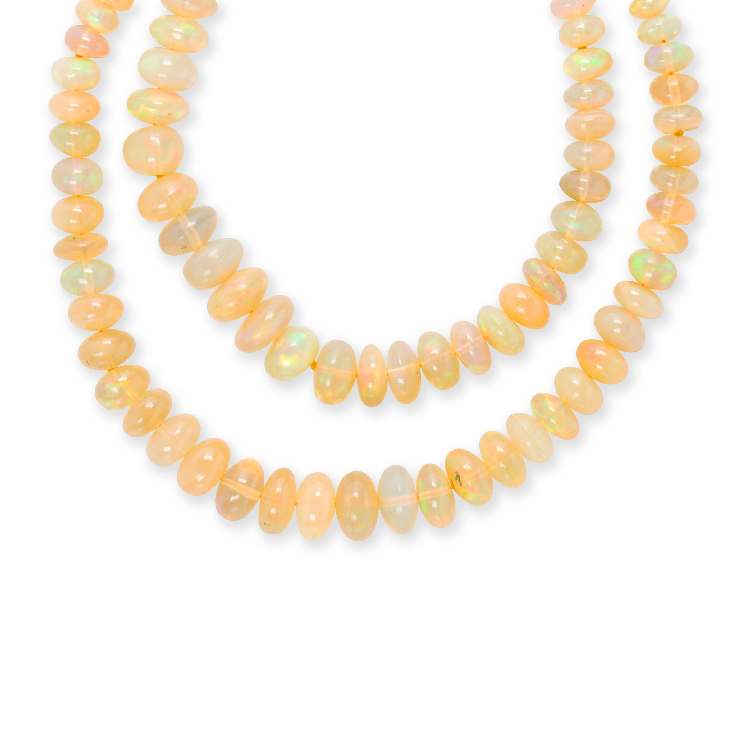 A JELLY OPAL, DIAMOND AND