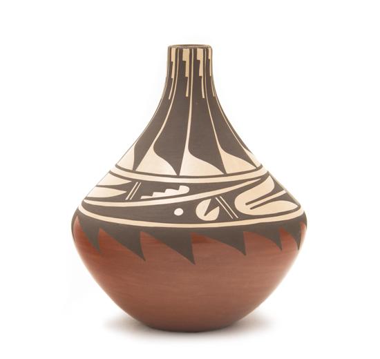 A Jemez Bi-Color Jar having