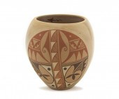 A Jemez Jar having a polychrom