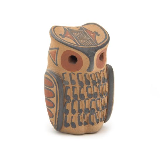 A Jemez Miniature Owl signed Maxine