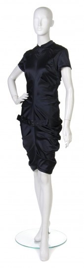 A John Galliano Black Silk Dre