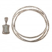A JOHN HARDY DIAMOND PENDANT &