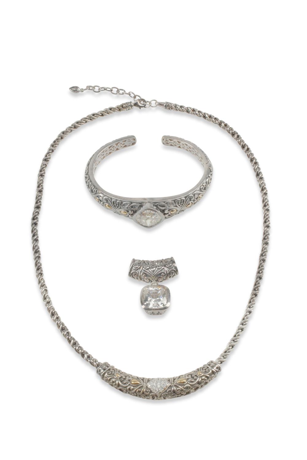 A JOHN HARDY STERLING SILVER AND