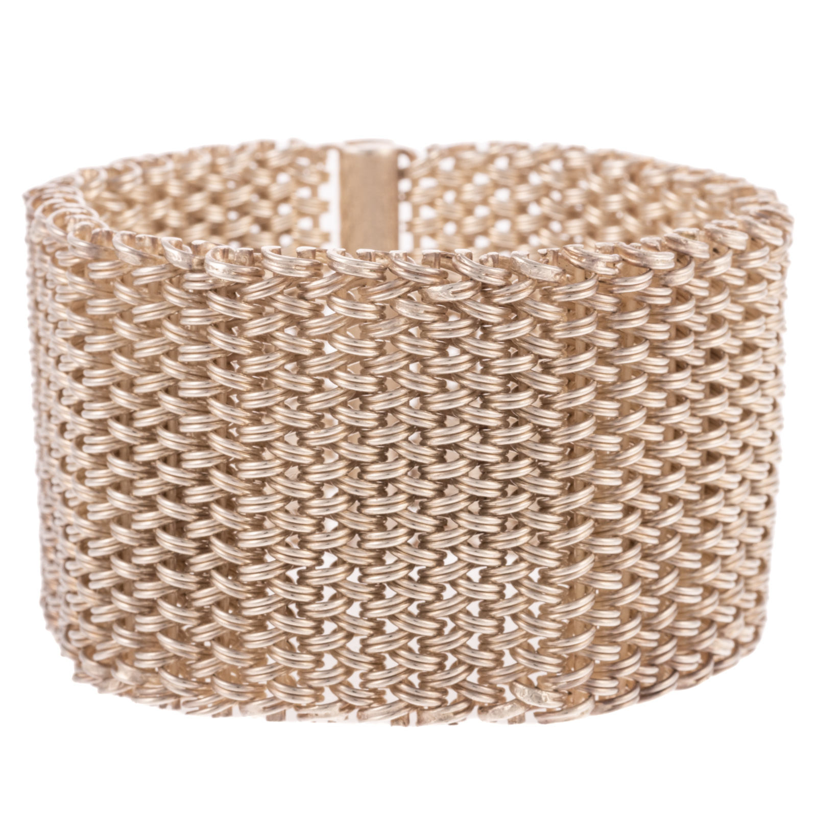 A JOHN HARDY STYLE STERLING MESH