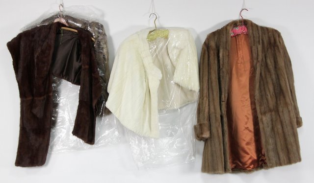 A John Orton cream fur bolero