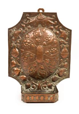 A John Pearson repousse copper wall