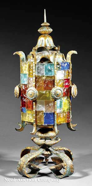 A Jordanian Gilt and Patinated