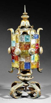 A Jordanian Gilt and Patinated
