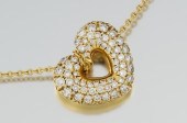 A Jose Hess Diamond Heart Pend